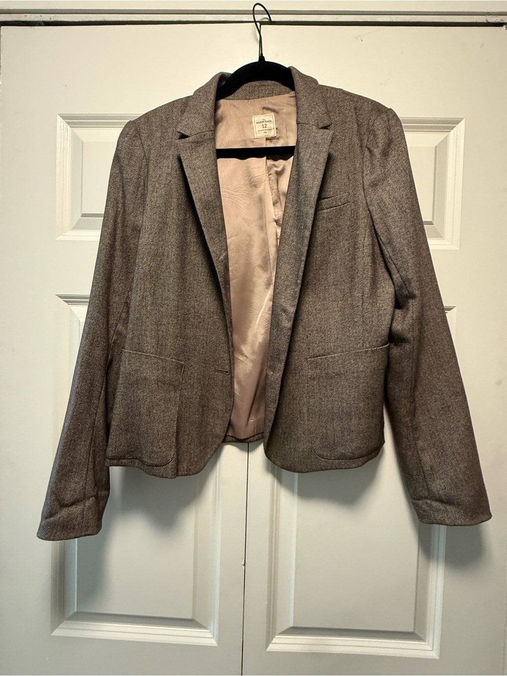 Women's Taupe Blazer Jacket - GAP
